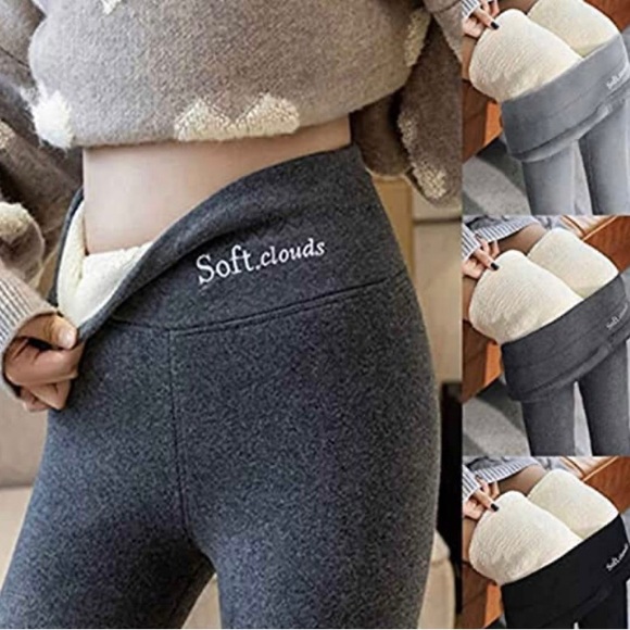Soft clouds fleece leggings - Picture 1 of 3